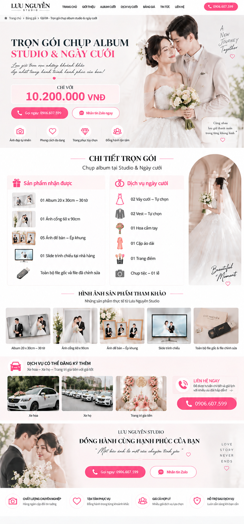 Trọn Gói Chụp Studio & Ngày Cưới